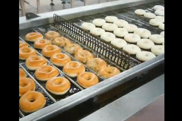 甜甜圈油炸生产线
